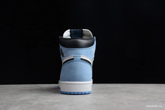 Black White AIR High Blue 555088-134 Jordan 555088-134 Retro 1 University 0218